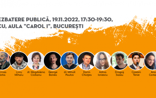 Dezbateri publice live la București